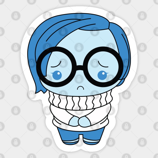 Ms Sadness Sticker by gravelskies